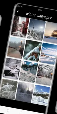 winter wallpaper android App screenshot 2