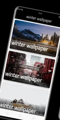 winter wallpaper android App screenshot 3